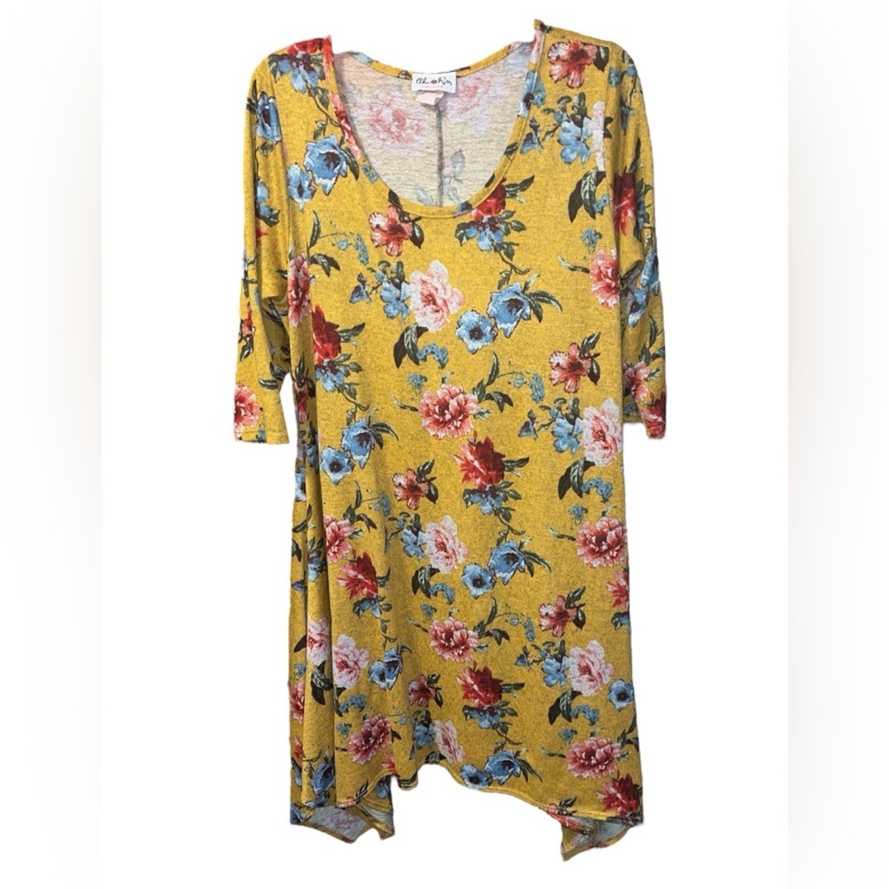 Urban Rose floral Plus dress
